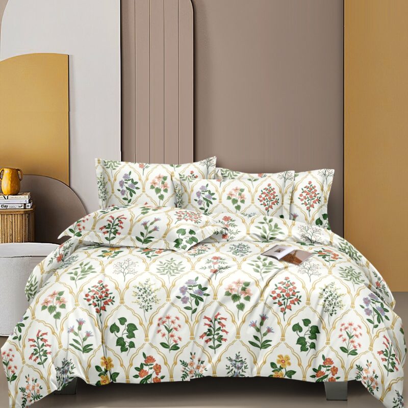 1 bedsheet with 2 pillow cover