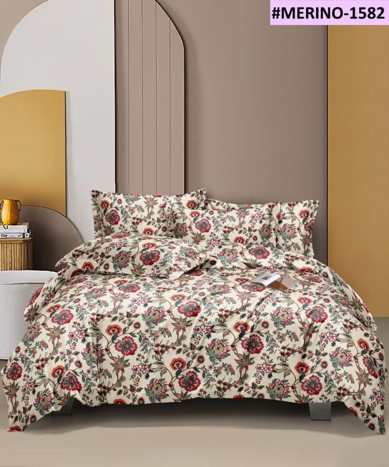 bedsheet with pillow cover