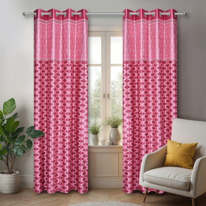 Polyester Designer New Jelly Room Curtain for Door 7 Ft
