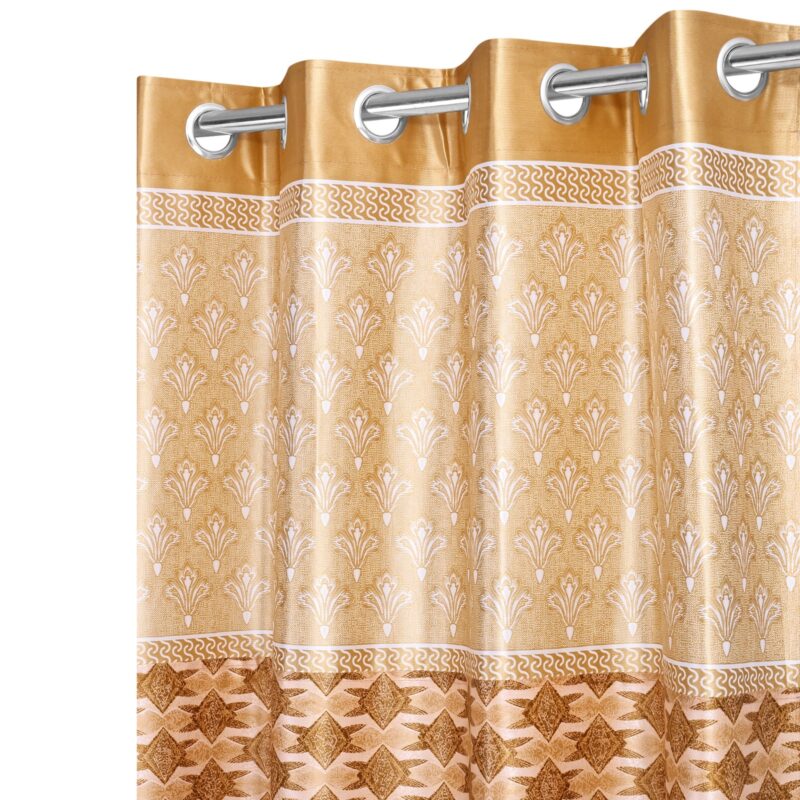 Polyester Printed Long Window and Door Curtains 7 Feet Long